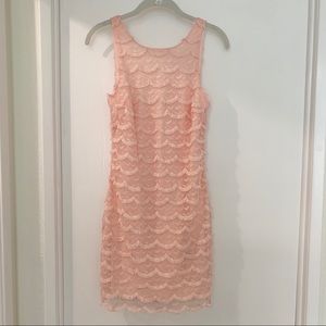 guess fringe bodycon dress